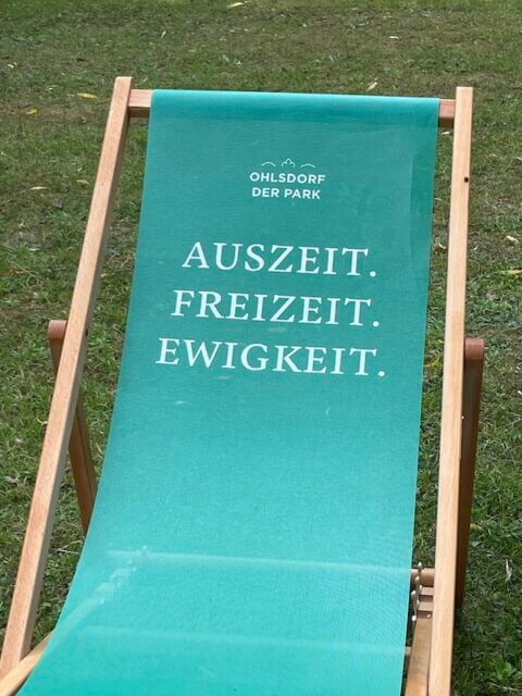 Auszeit im Liegestuhl