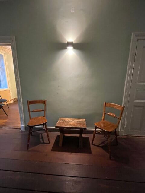 Leseplatz in der Villa