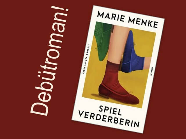 Cover des Debütromans von Marie Menke, Spielverderberin